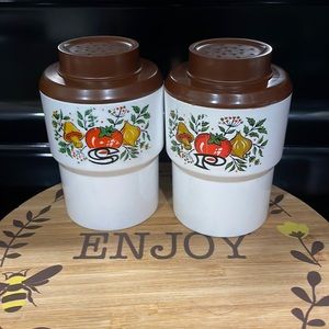 Vintage salt and pepper shakers